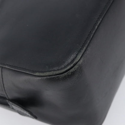 Burberry Nova Check Leather and Nylon, Black, Leather, Handbag