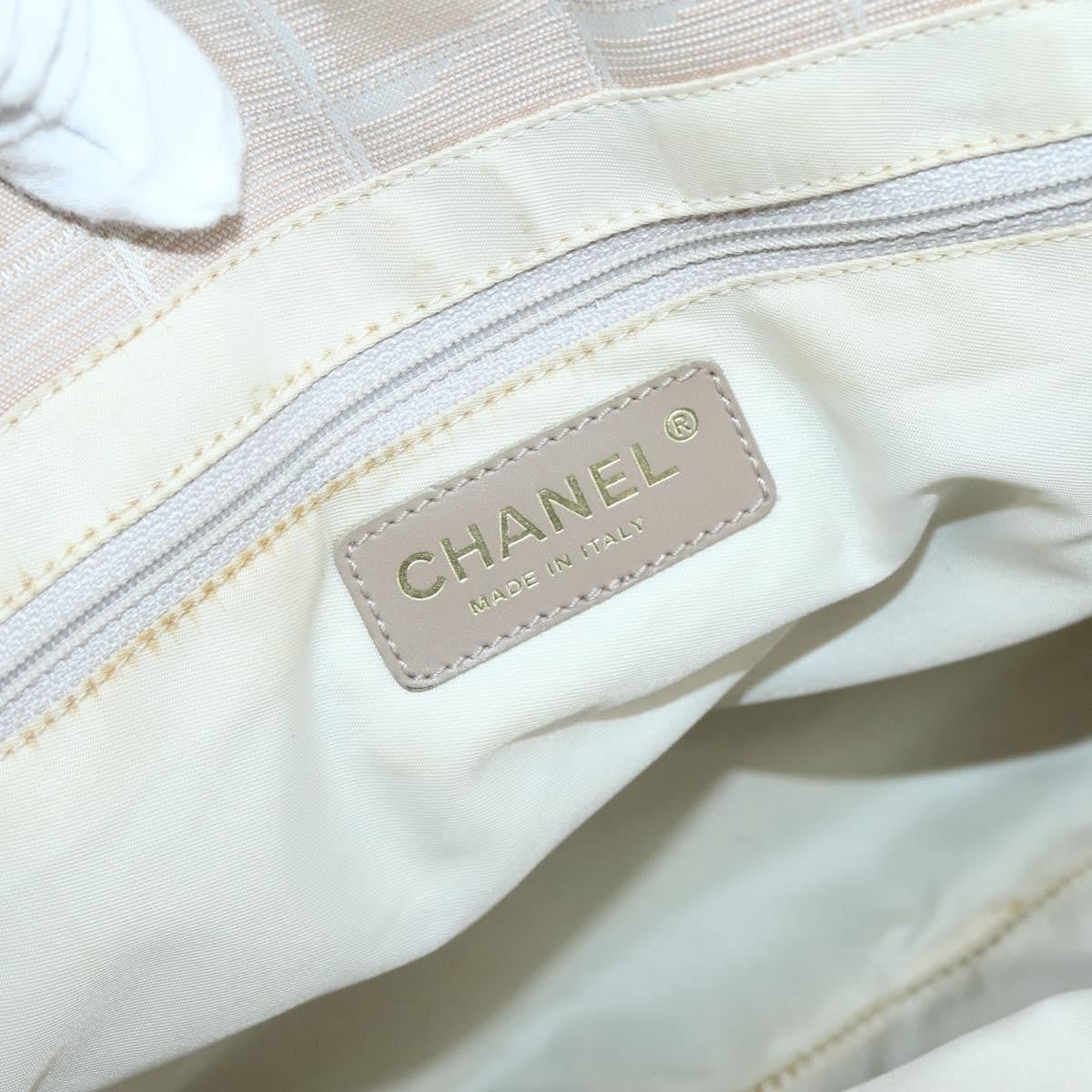 Chanel Travel Line Tote Nylon, Beige, Nylon, Tote bag