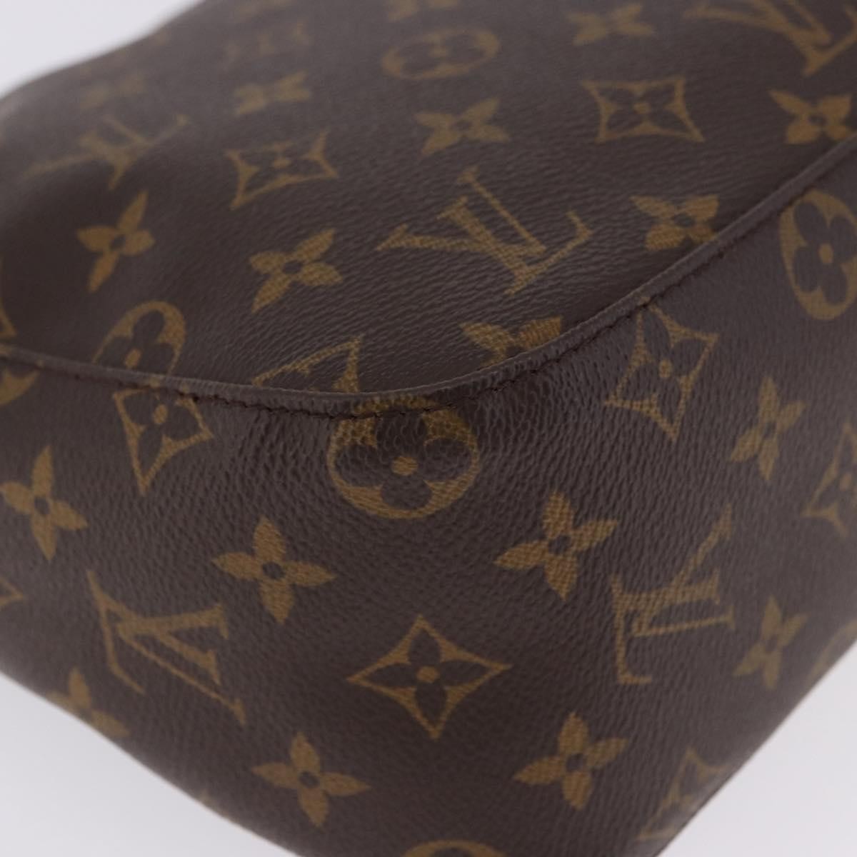 Louis Vuitton Looping Monogram Canvas, Brown, Canvas, Handbag