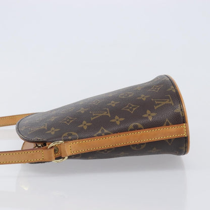 Louis Vuitton Drouot Monogram Canvas, Brown, Canvas, Shoulder Bag