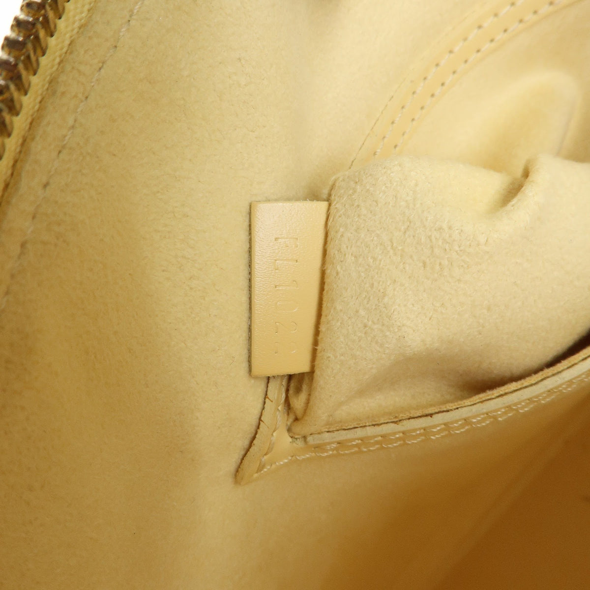 Louis Vuitton Alma Epi Leather, Beige, Leather, Handbag