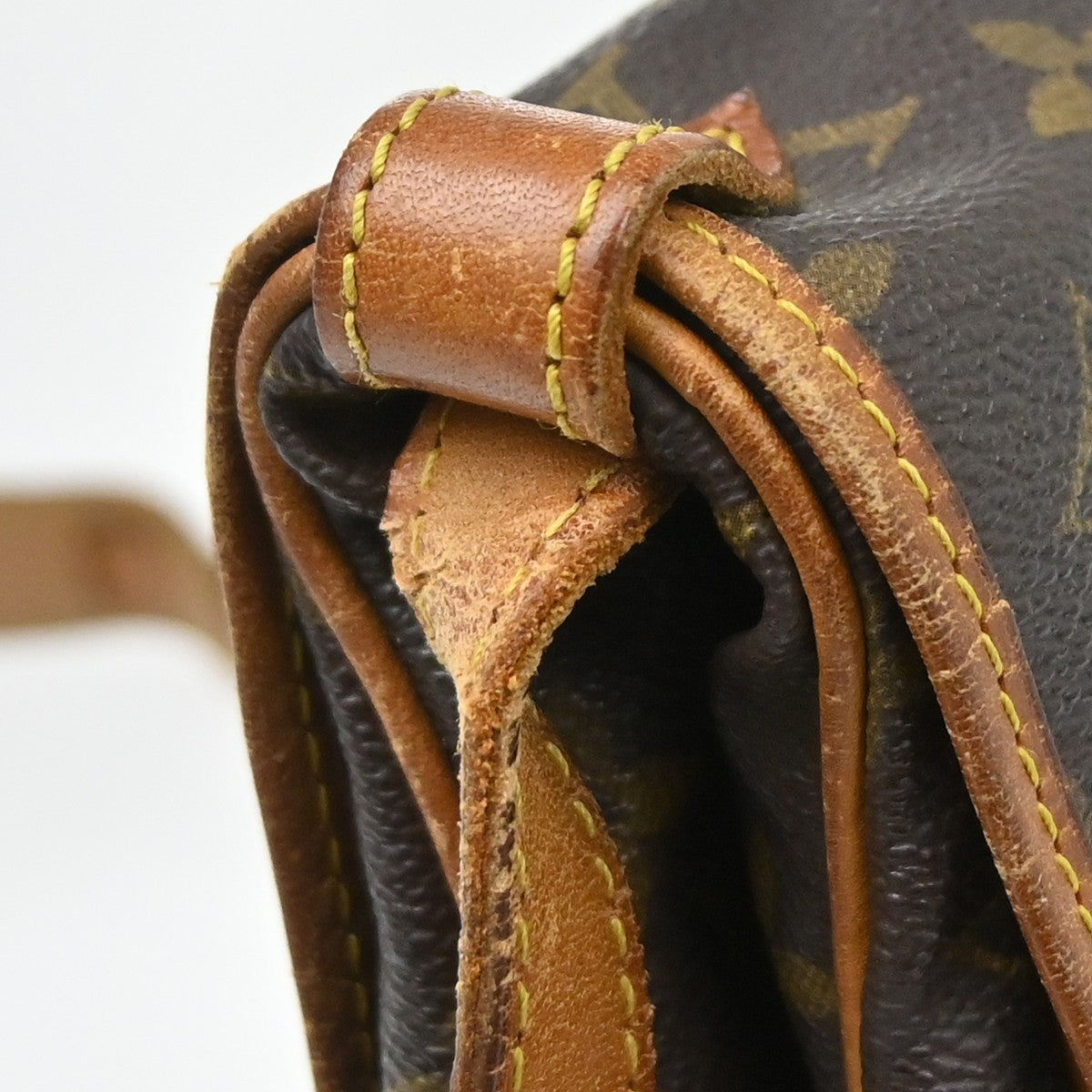 Louis Vuitton Saumur Monogram Canvas, Brown, Canvas, Shoulder Bag
