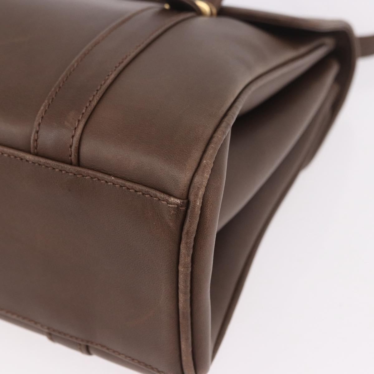 Gucci Vintage Leather, Brown, Leather, Tote Bag