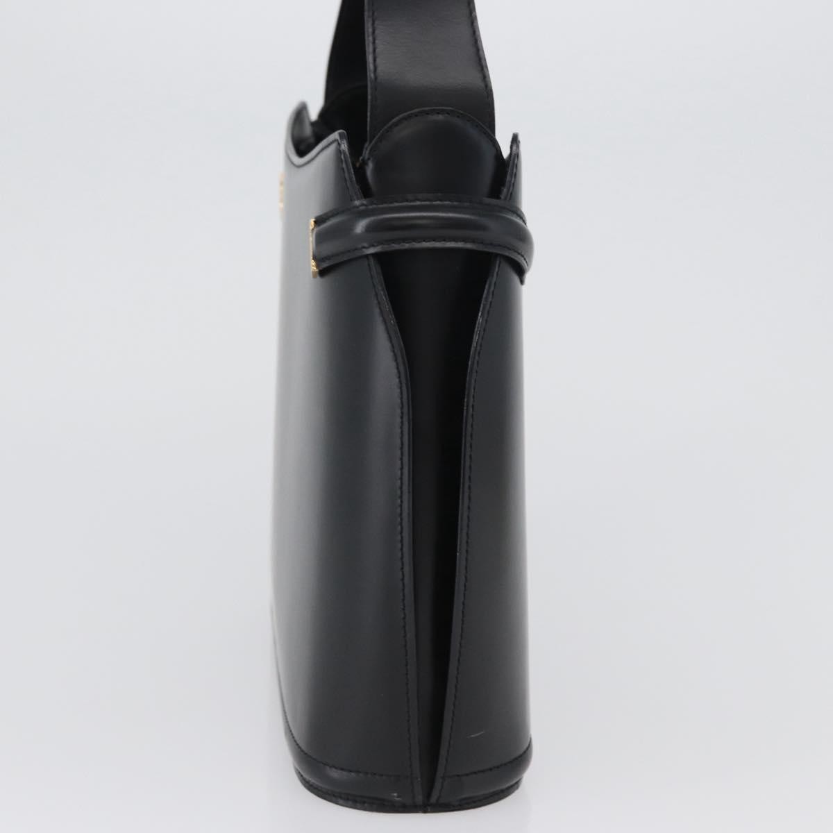 Bally Vintage Leather, Black, Leather, Shoulder Bag