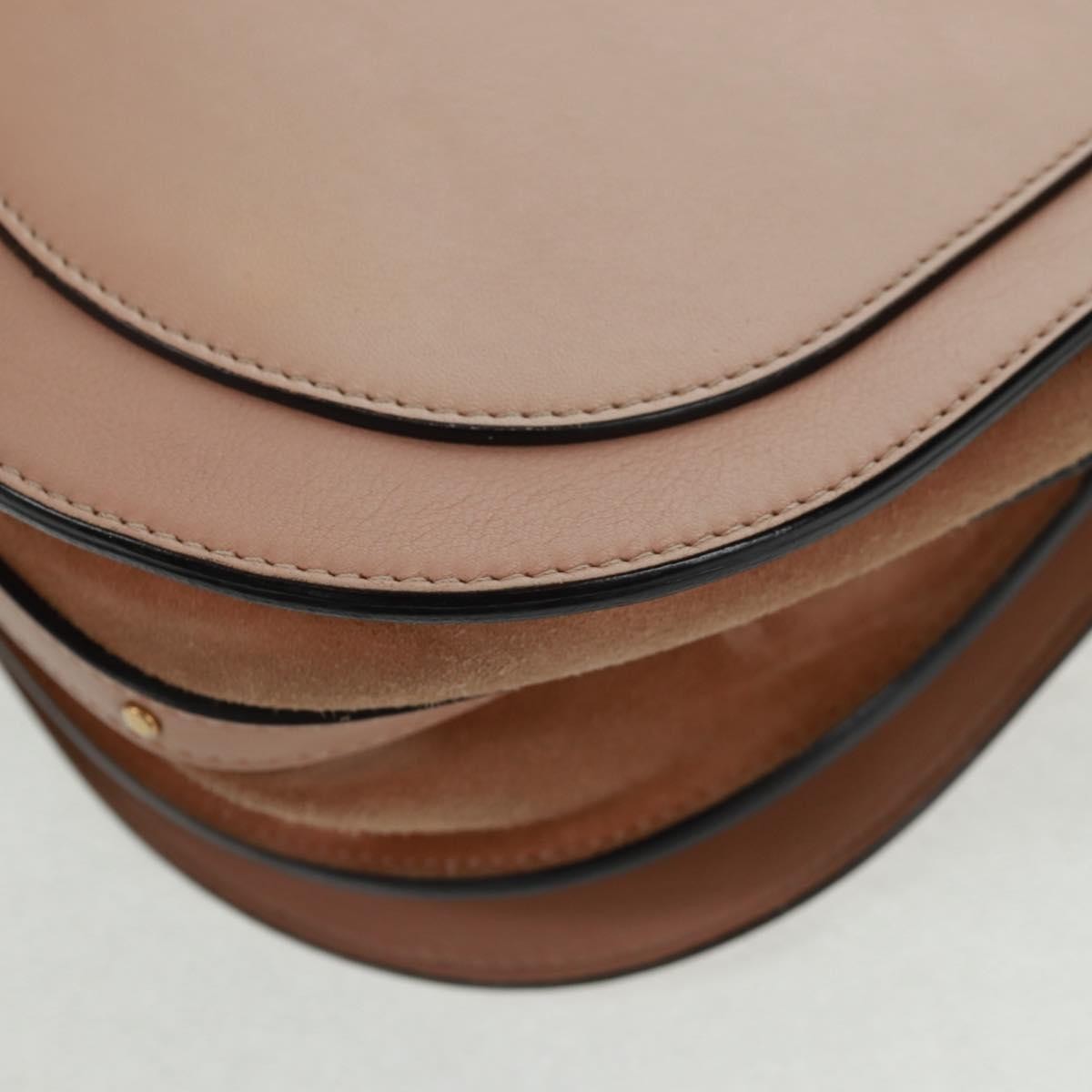 Chloe Nile Leather, Pink, Leather, Handbag