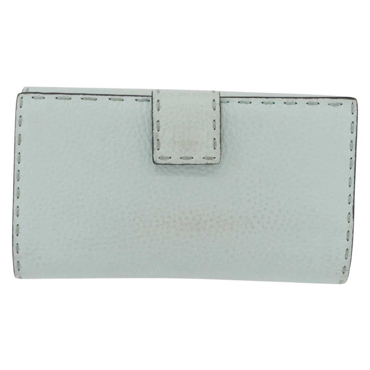 Fendi Selleria Peekaboo Leather, Green, Leather, Wallet