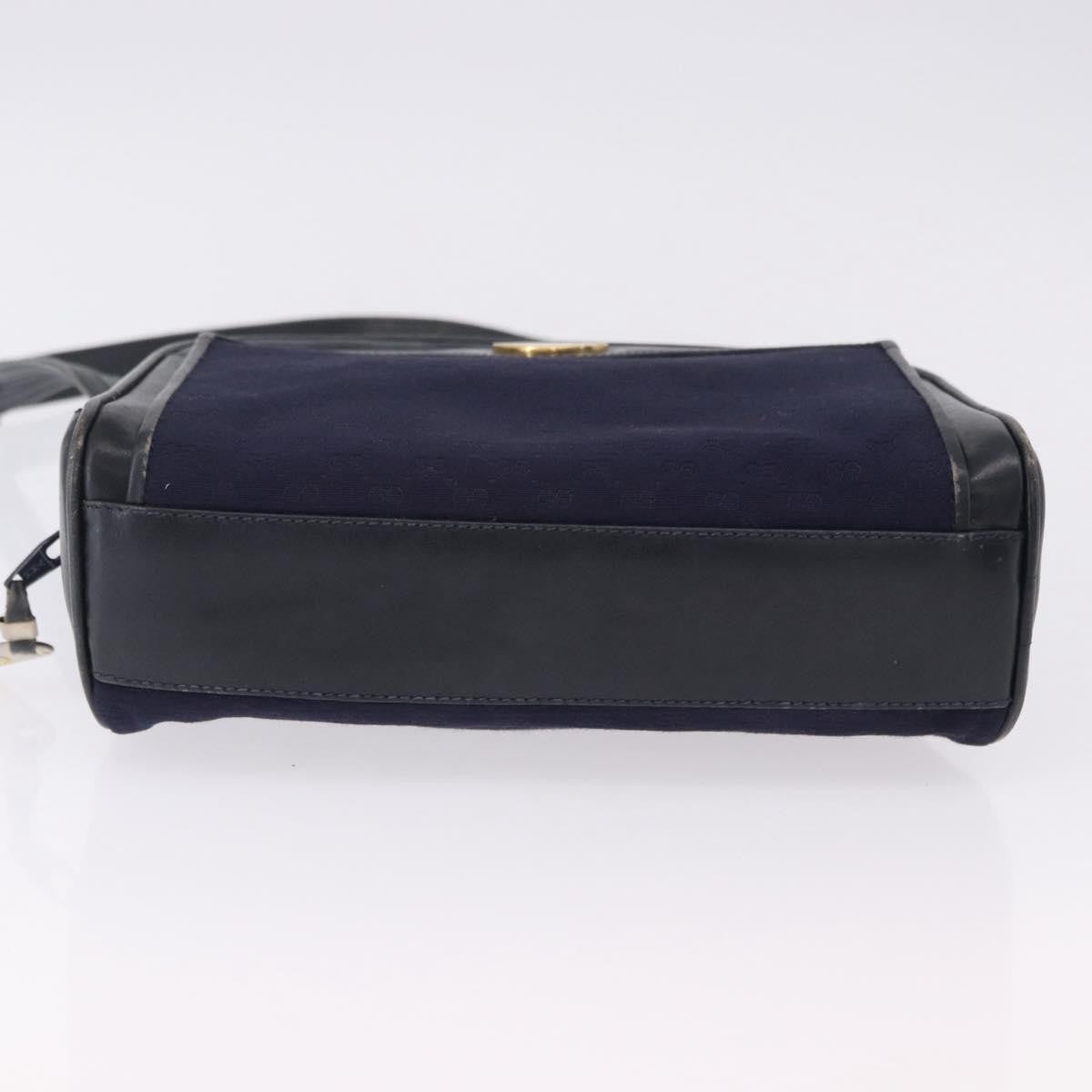 Gucci Micro GG Canvas Canvas, Navy, Canvas, Shoulder Bag