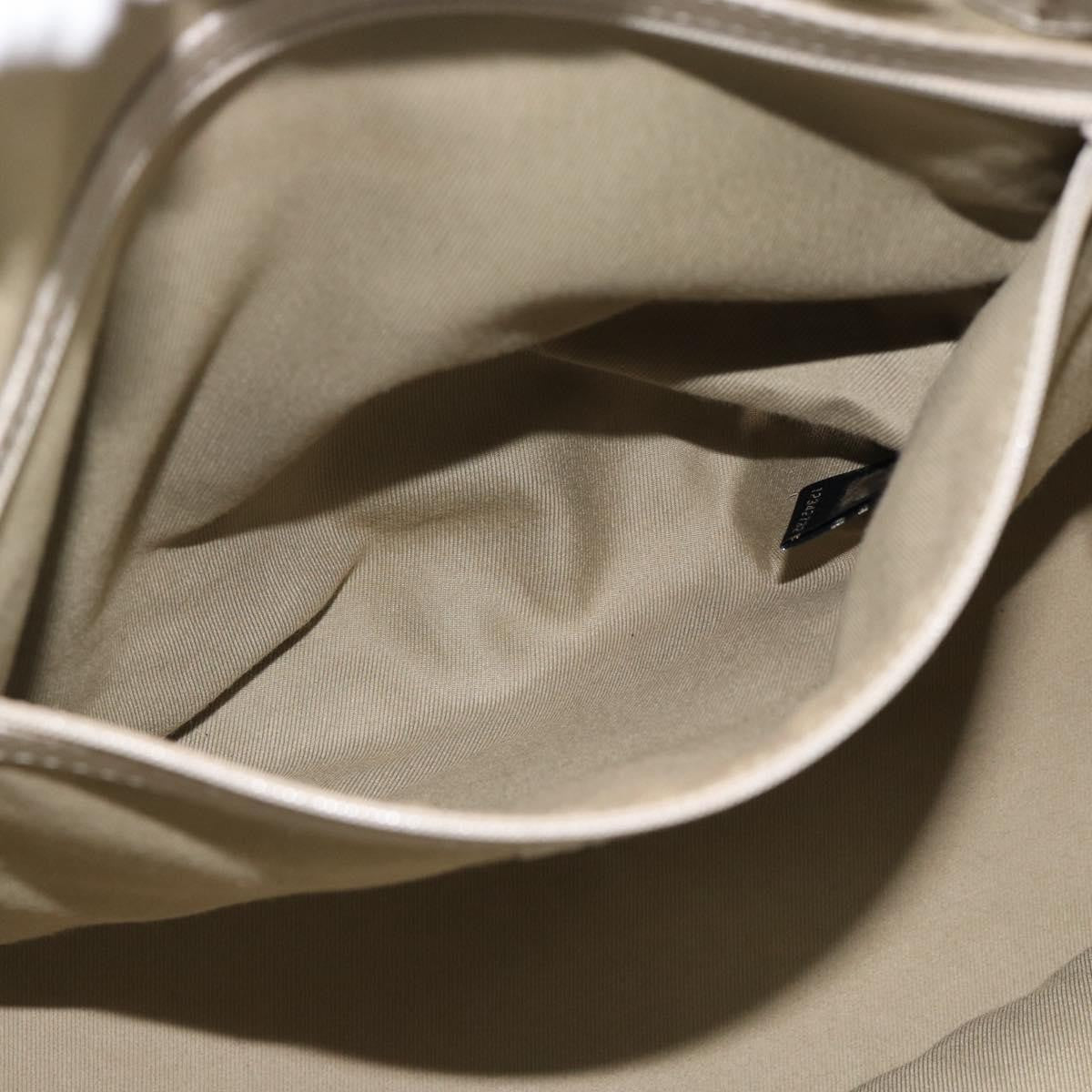 Bvlgari Vintage Leather, Gray, Leather, Tote Bag