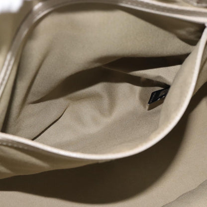 Bvlgari Vintage Leather, Gray, Leather, Tote Bag