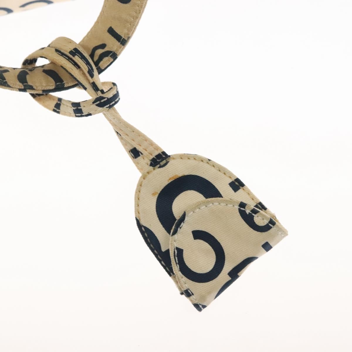 Chanel Cambon Canvas, White, Canvas, Bag