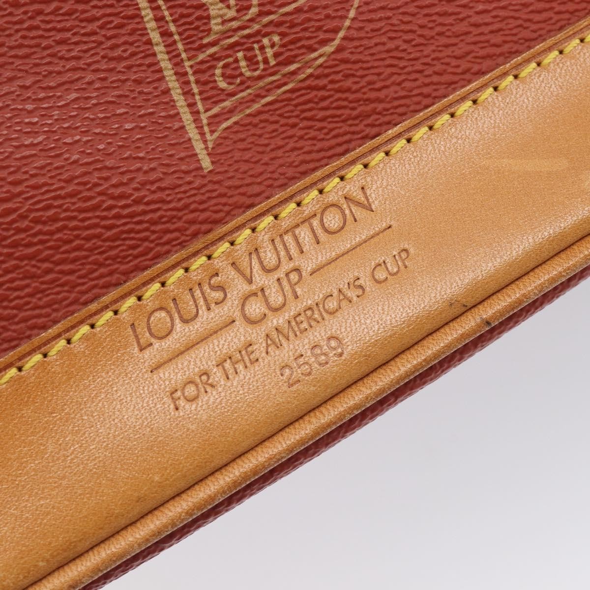 Louis Vuitton Cup le touquet Cup Canvas, Red, Canvas, Shoulder Bag