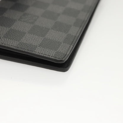Louis Vuitton Brazza Long Bifold Damier, Gray, Canvas, Wallet