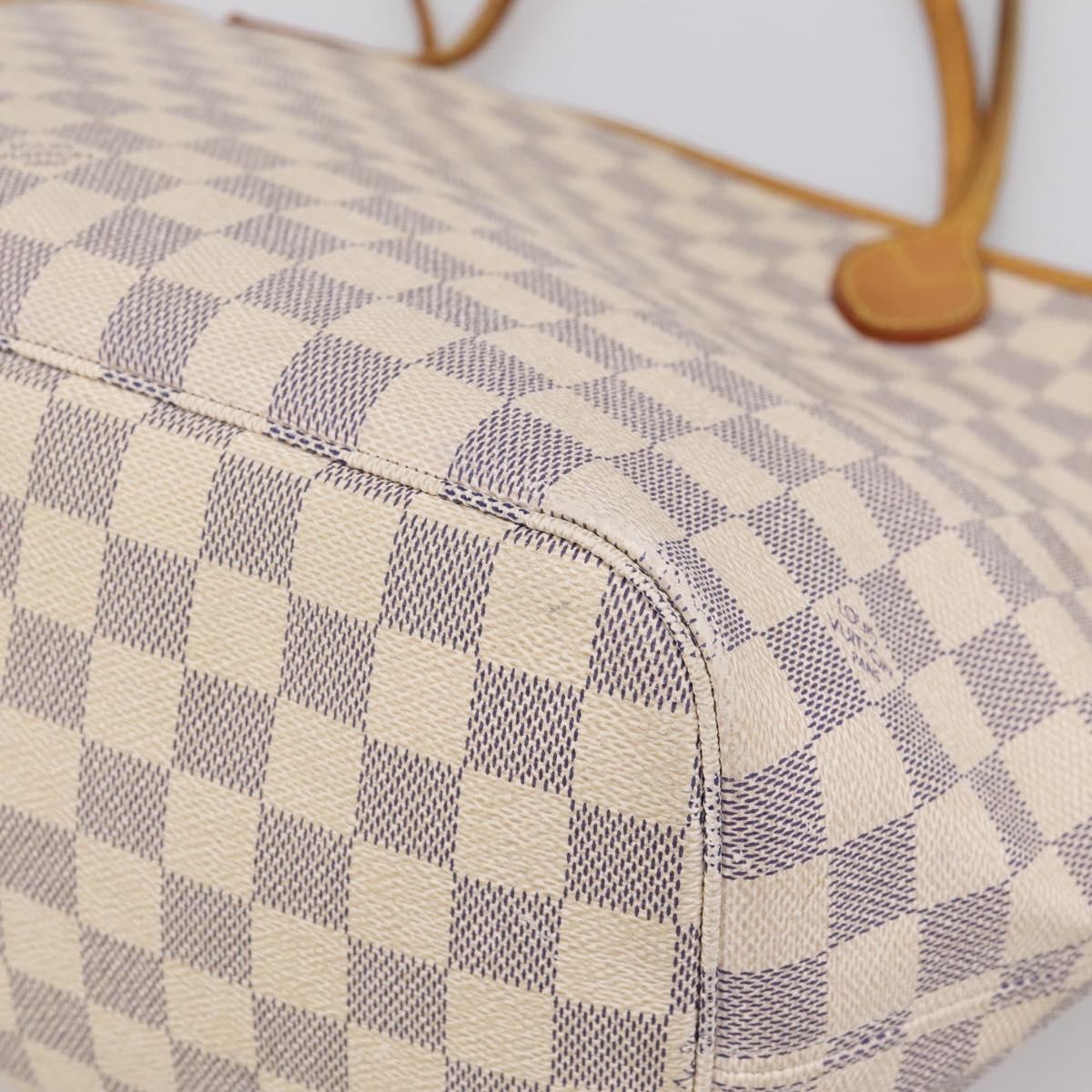 Louis Vuitton Neverfull Damier, Beige, Canvas, Tote Bag