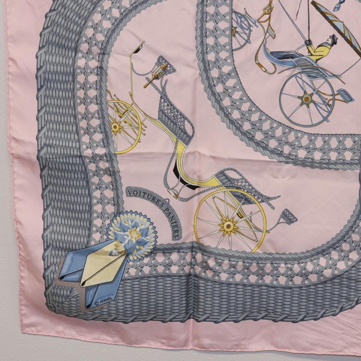 Hermes Carré 90 Silk multicolor, Pink, Silk, Scarf
