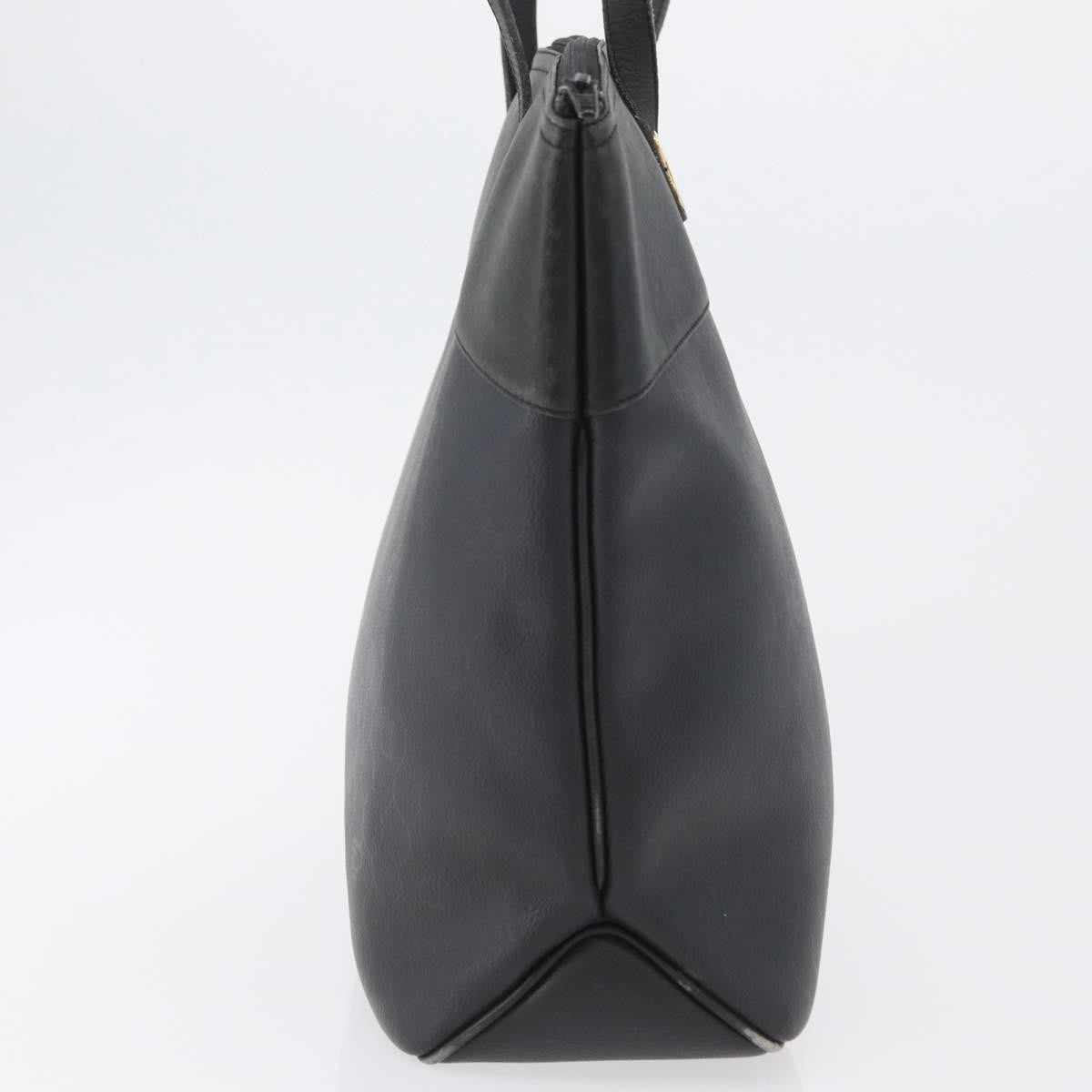 Christian Dior Vintage Honeycomb Canvas, Black, PVC, Shoulder Bag