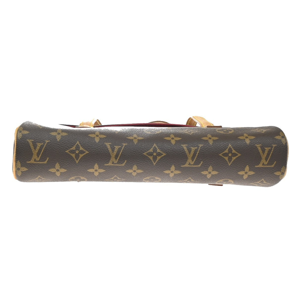 Louis Vuitton Sonatine Monogram Canvas, Brown, Canvas, Handbag