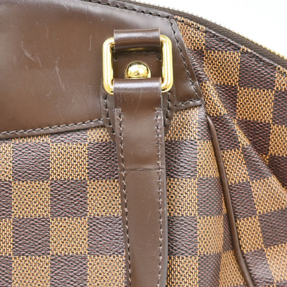 Louis Vuitton Verona Damier Ebene, Brown, Canvas, Tote Bag