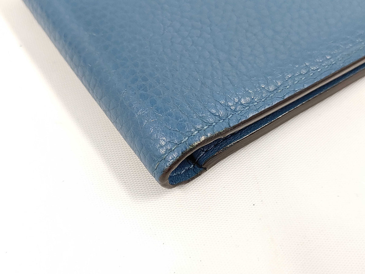 Louis Vuitton Multiple Taiga Leather, Blue, Leather, Wallet