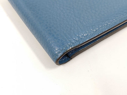 Louis Vuitton Multiple Taiga Leather, Blue, Leather, Wallet