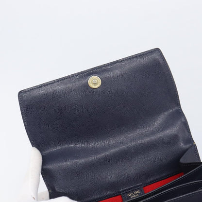 Celine Handbag Leather, Navy, Leather, Handbag