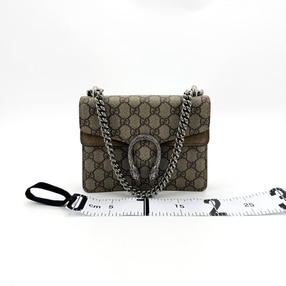 Gucci Dionysus GG Coated Canvas, Brown, Canvas, Handbag