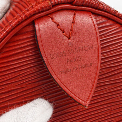 Louis Vuitton Speedy Epi Leather, Red, Leather, Handbag