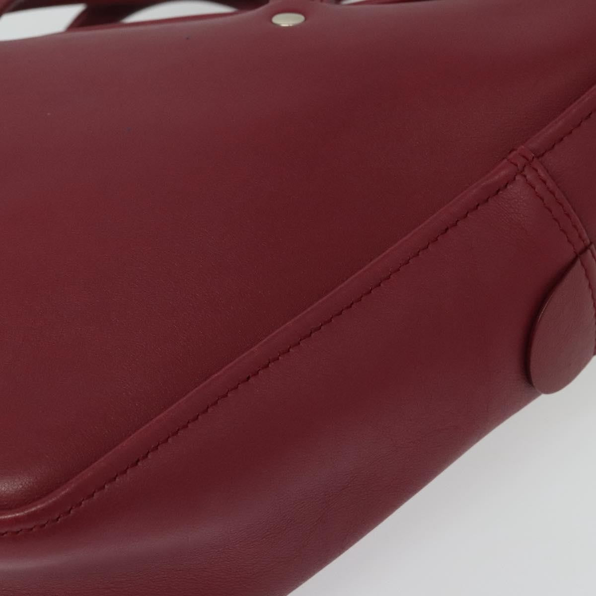 Balenciaga Triangle Duffle Leather, Red, Leather, Handbag