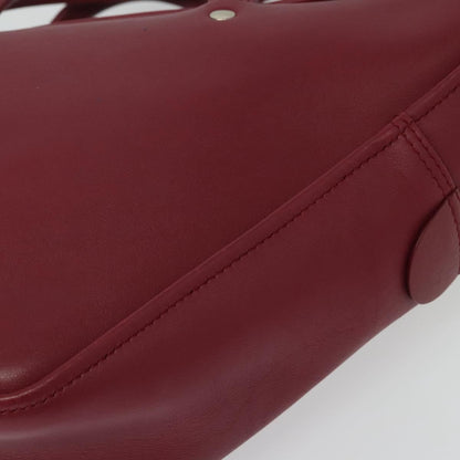 Balenciaga Triangle Duffle Leather, Red, Leather, Handbag