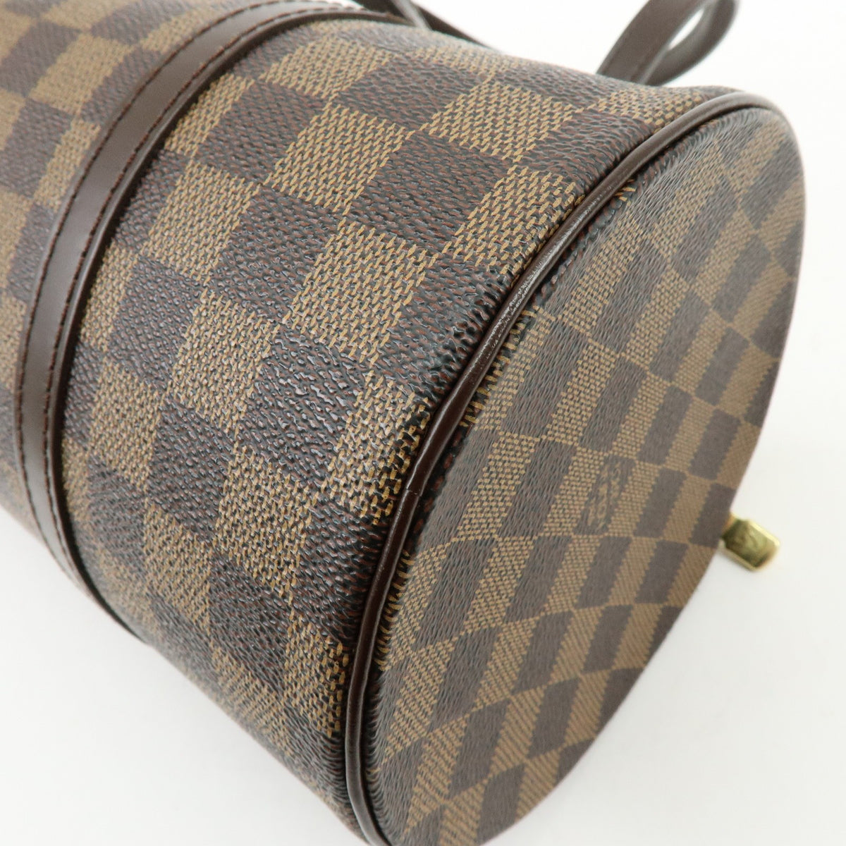 Louis Vuitton Papillon Damier Ebene, Brown, Canvas, Handbag