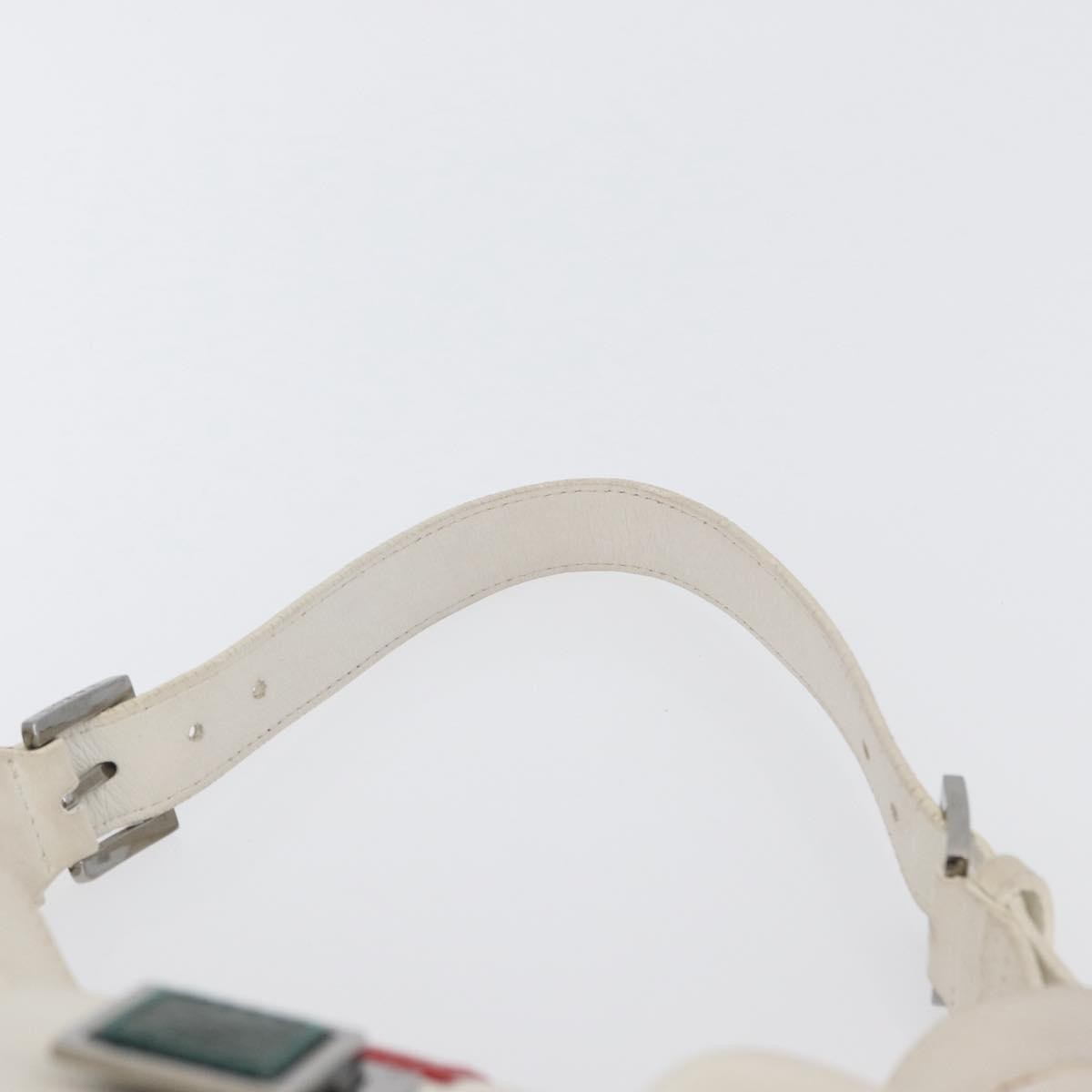Loewe Anagram Leather, White, Leather, Shoulder Bag