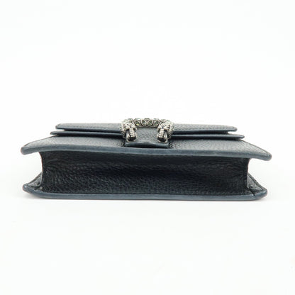 Gucci Dionysus Leather, Black, Leather, Handbag