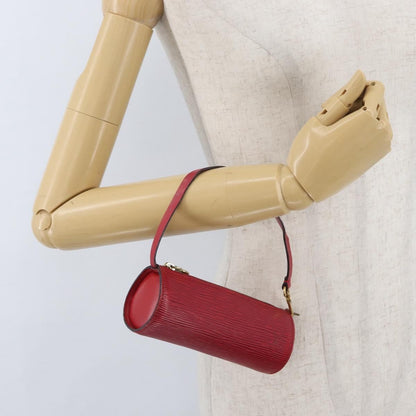 Louis Vuitton Soufflot Pochette Epi Leather, Red, Leather, Clutch
