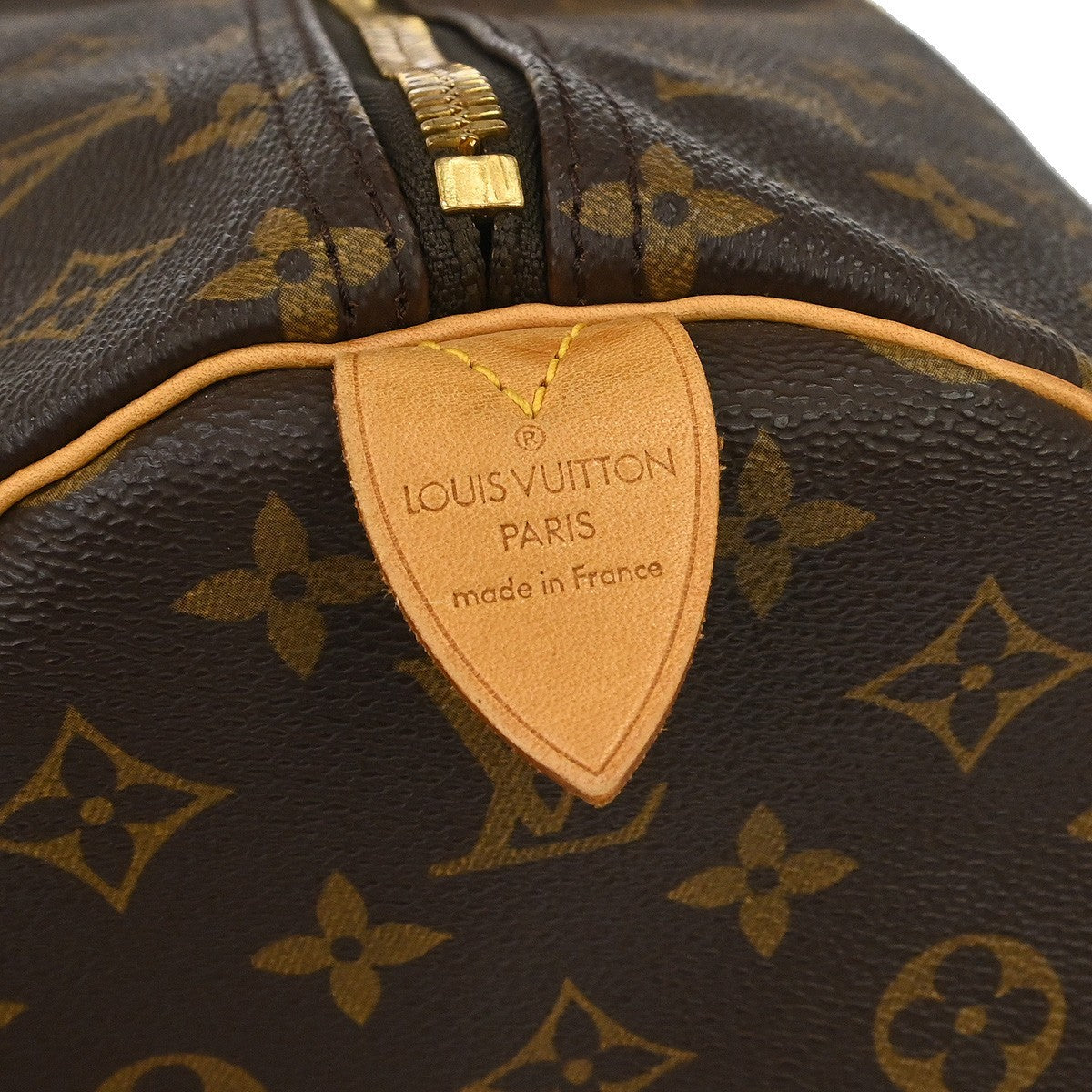 Louis Vuitton Keepall Monogram Canvas, Brown, Canvas, Travel Bag