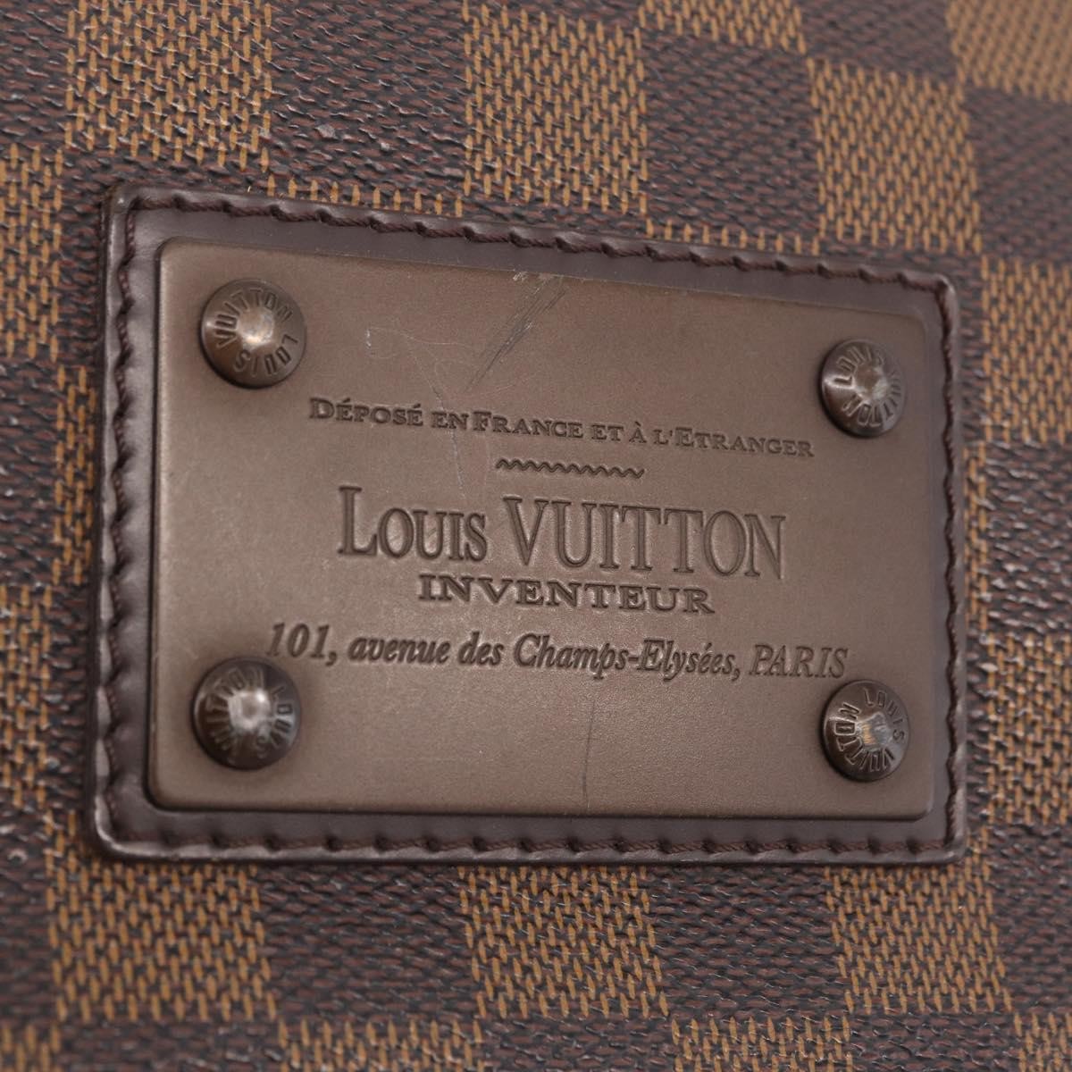 Louis Vuitton Brooklyn Damier, Brown, Canvas, Shoulder Bag