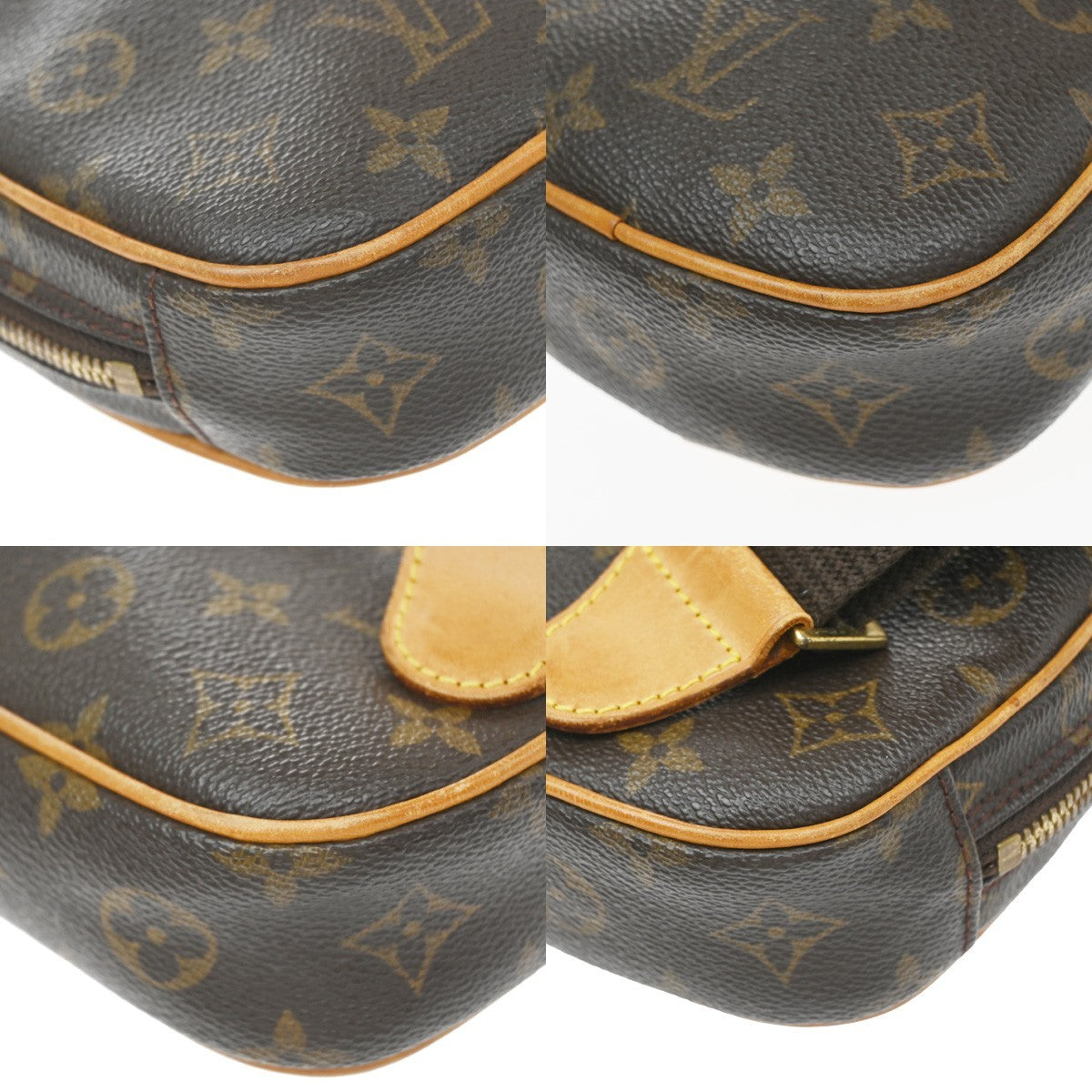 Louis Vuitton Pochette Gange Monogram Canvas, Brown, Canvas, Clutch