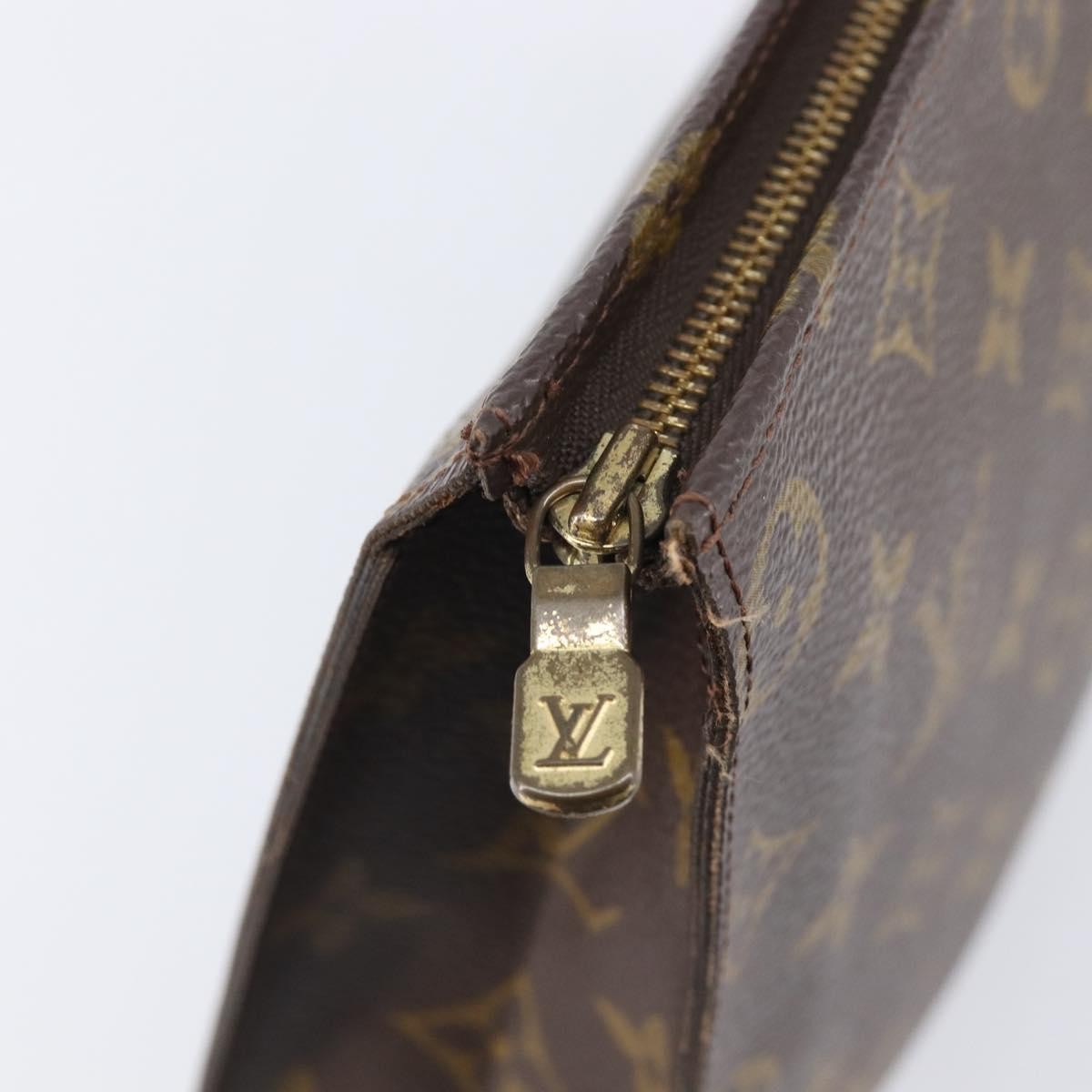 Louis Vuitton Toiletry Pouch Monogram Canvas, Brown, Canvas, Clutch