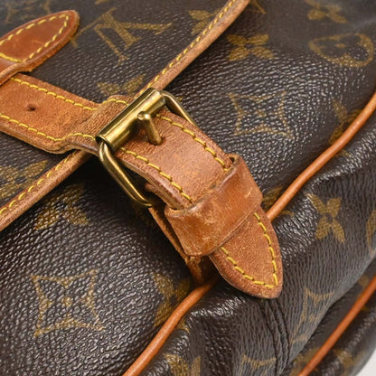 Louis Vuitton Saumur Monogram Canvas, Brown, Canvas, Shoulder Bag