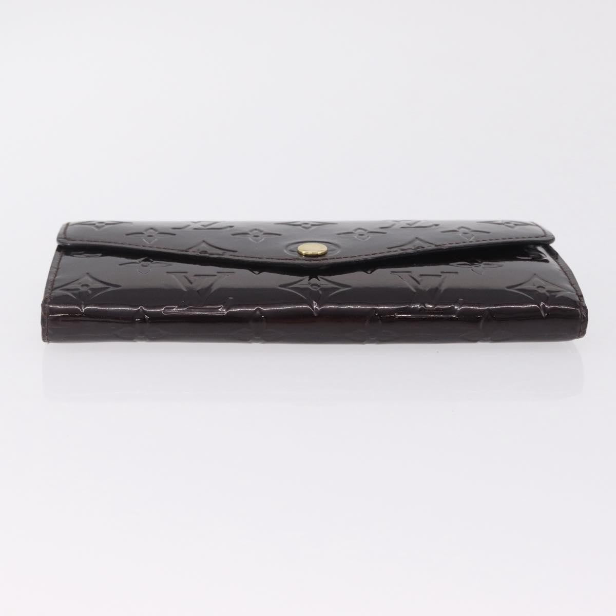 Louis Vuitton Sarah Wallet NM Monogram Vernis, Burgundy, Patent Leather, Wallet