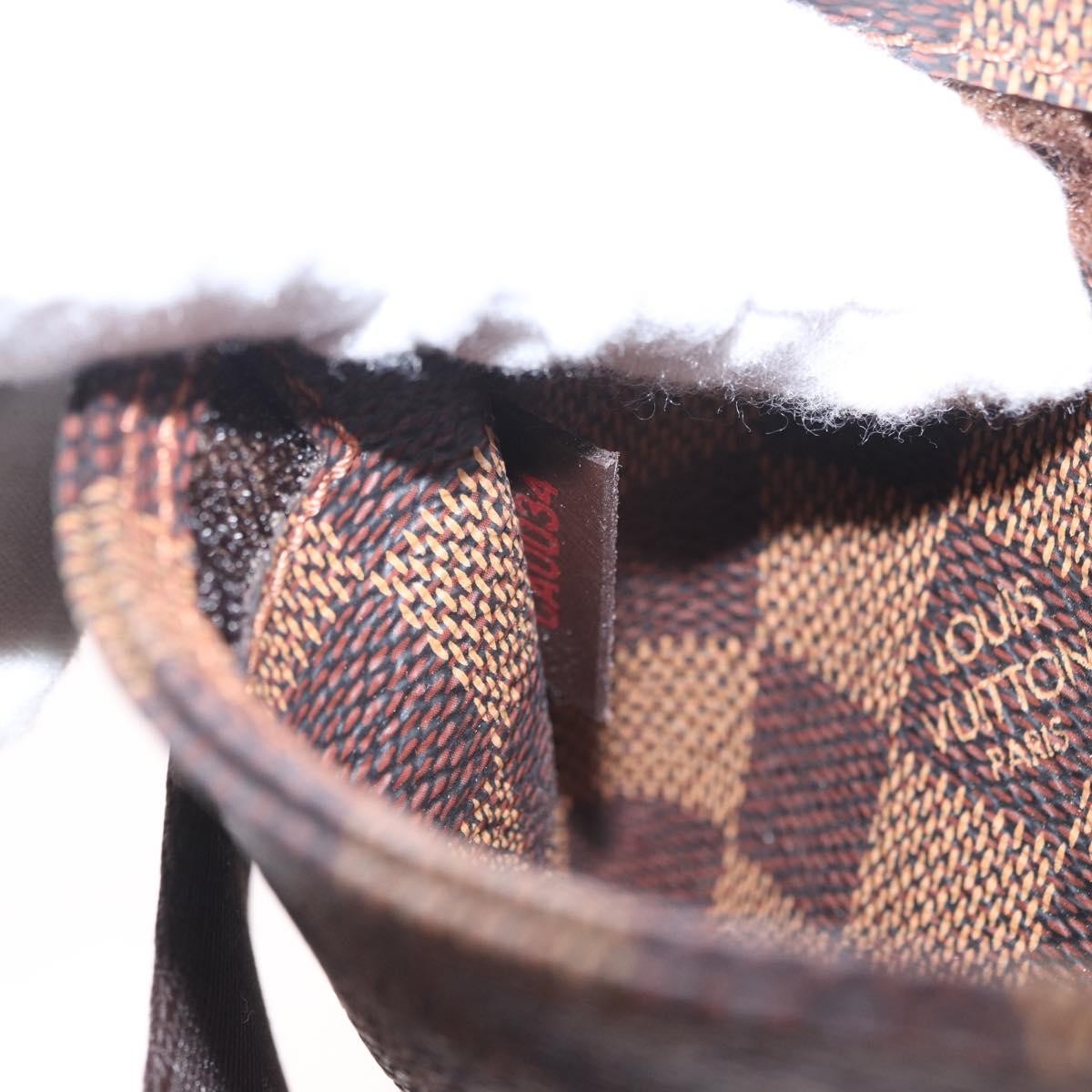 Louis Vuitton Geronimos Waist Damier, Brown, Canvas, Shoulder Bag