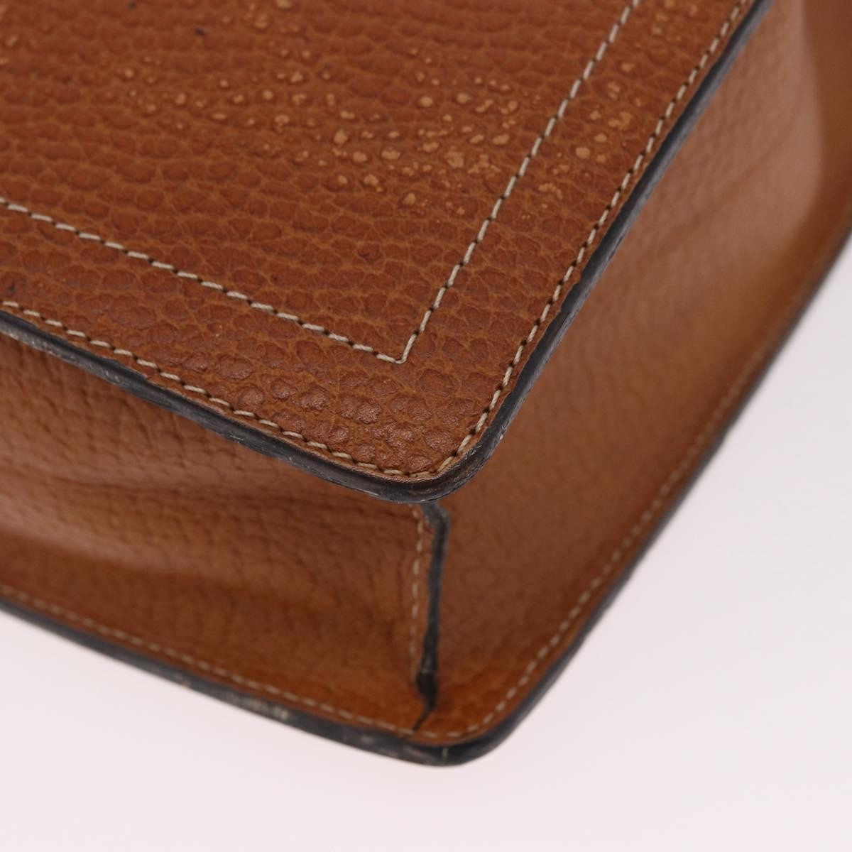 Loewe Anagram Business Leather, Brown, Leather, Briefcase