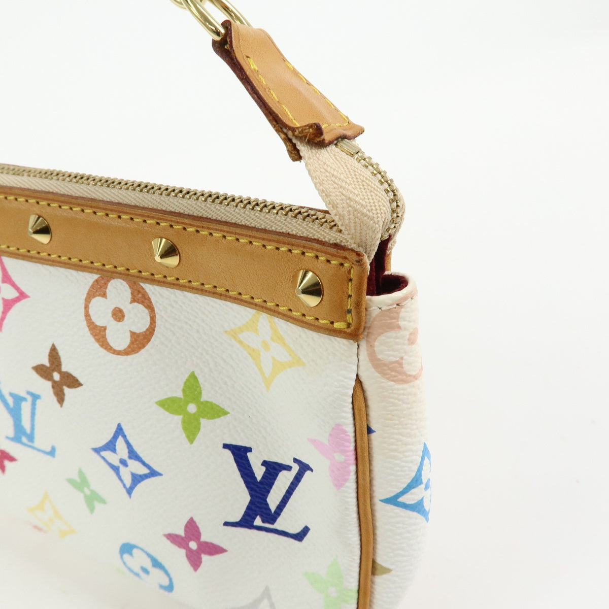 Louis Vuitton Pochette Accessoires Monogram Multicolor, Multicolour, Canvas, Clutch