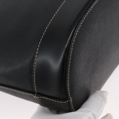 Burberry Vintage Leather, Black, Leather, Tote Bag