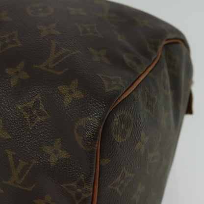 Louis Vuitton Speedy Handbag Monogram Canvas, BROWN, CANVAS, Handbag