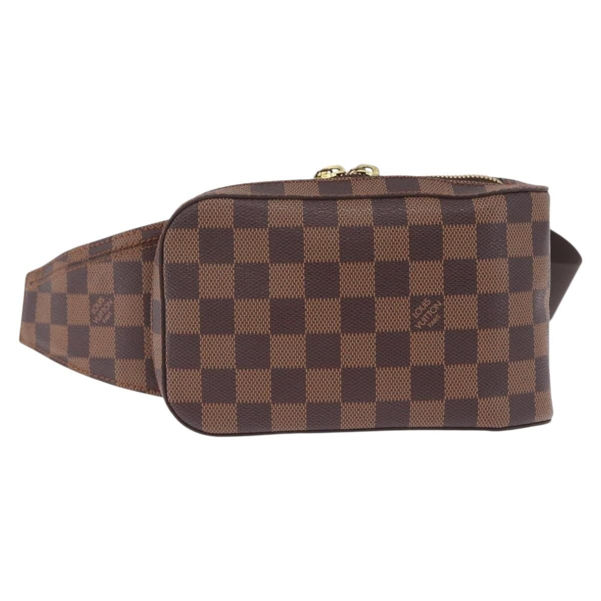 Louis Vuitton Geronimos Waist Damier, Brown, Canvas, Shoulder Bag