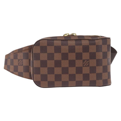 Louis Vuitton Geronimos Waist Damier, Brown, Canvas, Shoulder Bag