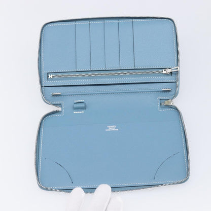 Hermes Vision II Agenda Epsom, Blue, Leather, Wallet
