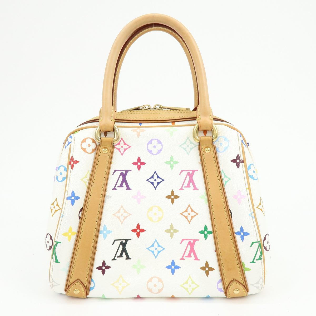 Louis Vuitton Priscilla Monogram Multicolor, White, Canvas, Handbag