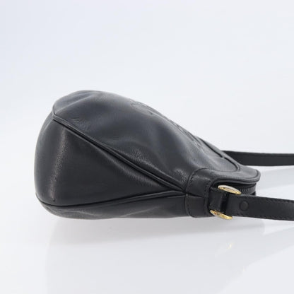 Gucci Shoulder Leather, Black, Leather, Shoulder Bag