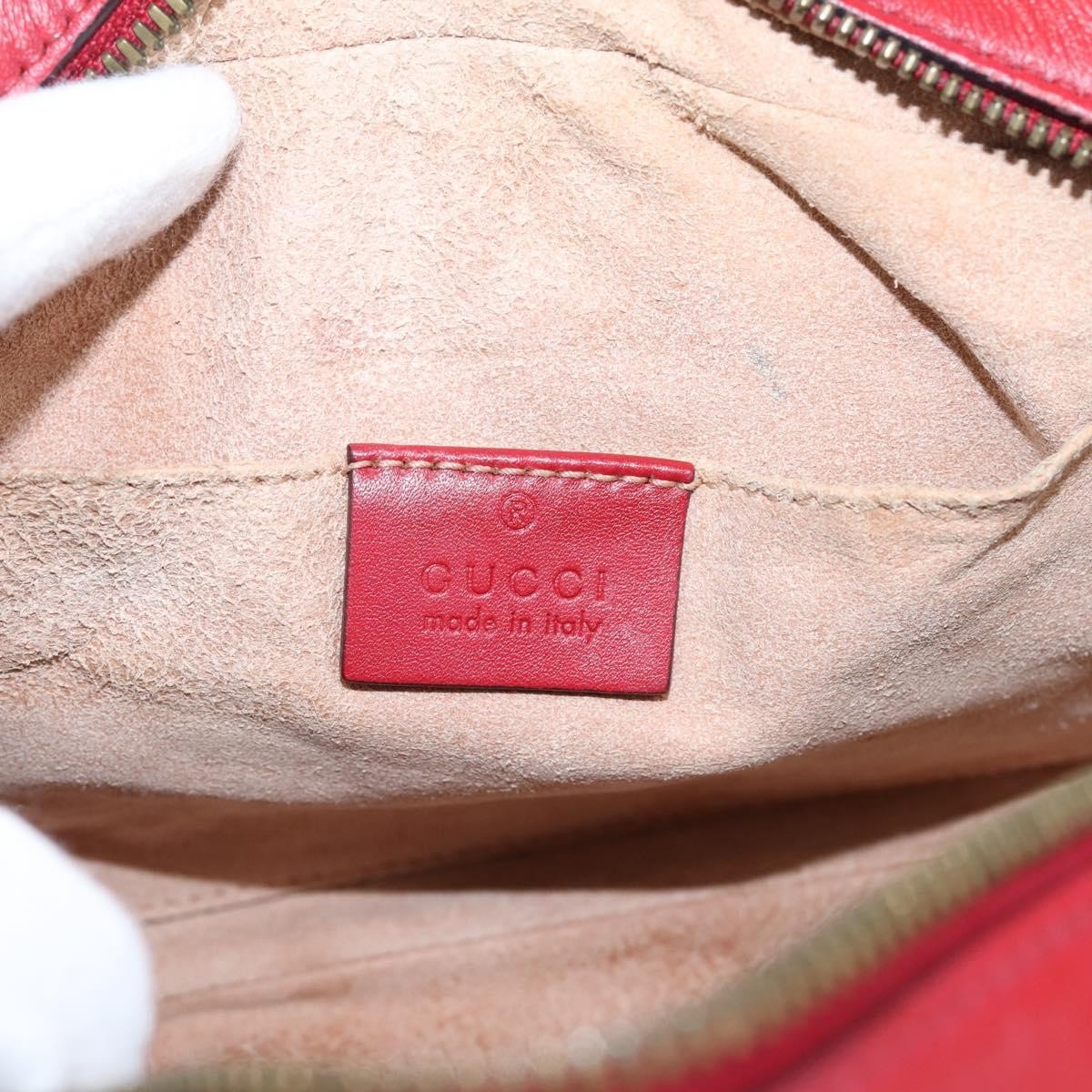 Gucci GG Marmont Matelasse Leather, Red, Leather, Shoulder Bag