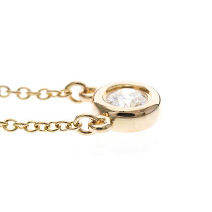 Tiffany & Co. Elsa Peretti Diamonds By The Yard Pendant 18K Rose Gold with Pear-Shaped Diamond, Gold, Pink Gold, Necklace